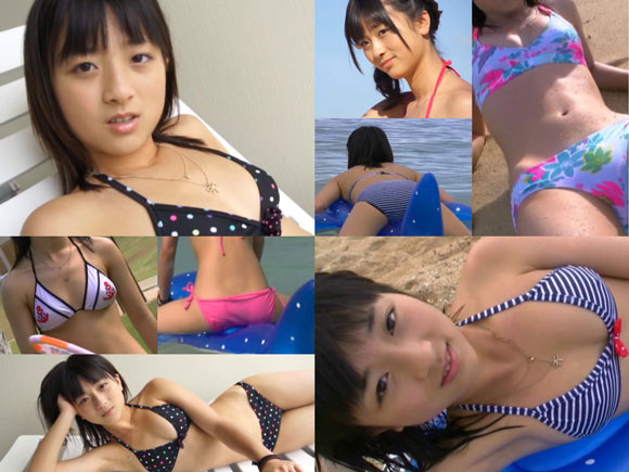 美少女は純真JC ~全開ビキニ・・・16歳~:織原レイ(みすず、田中美鈴、野口百恵)